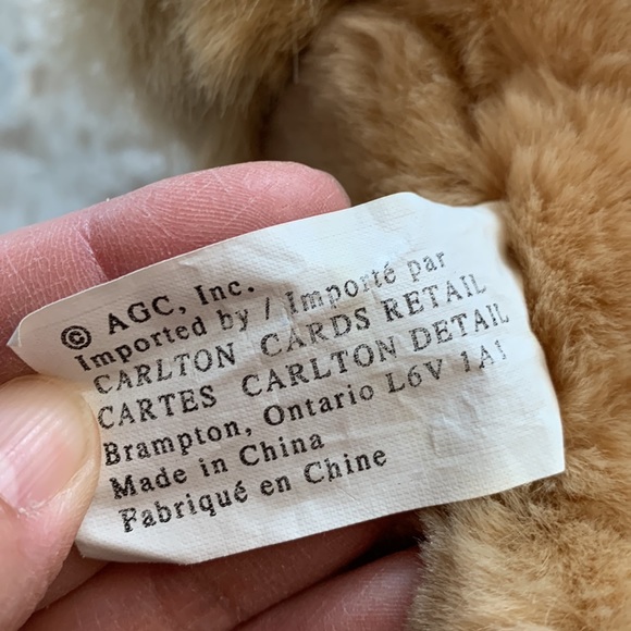 HEARTWARMERS CARLTON CARDS BROWN EASTER BUNNY RABBIT PLUSH STUFFED ANIMAL - SOFT - Picture 7 of 9